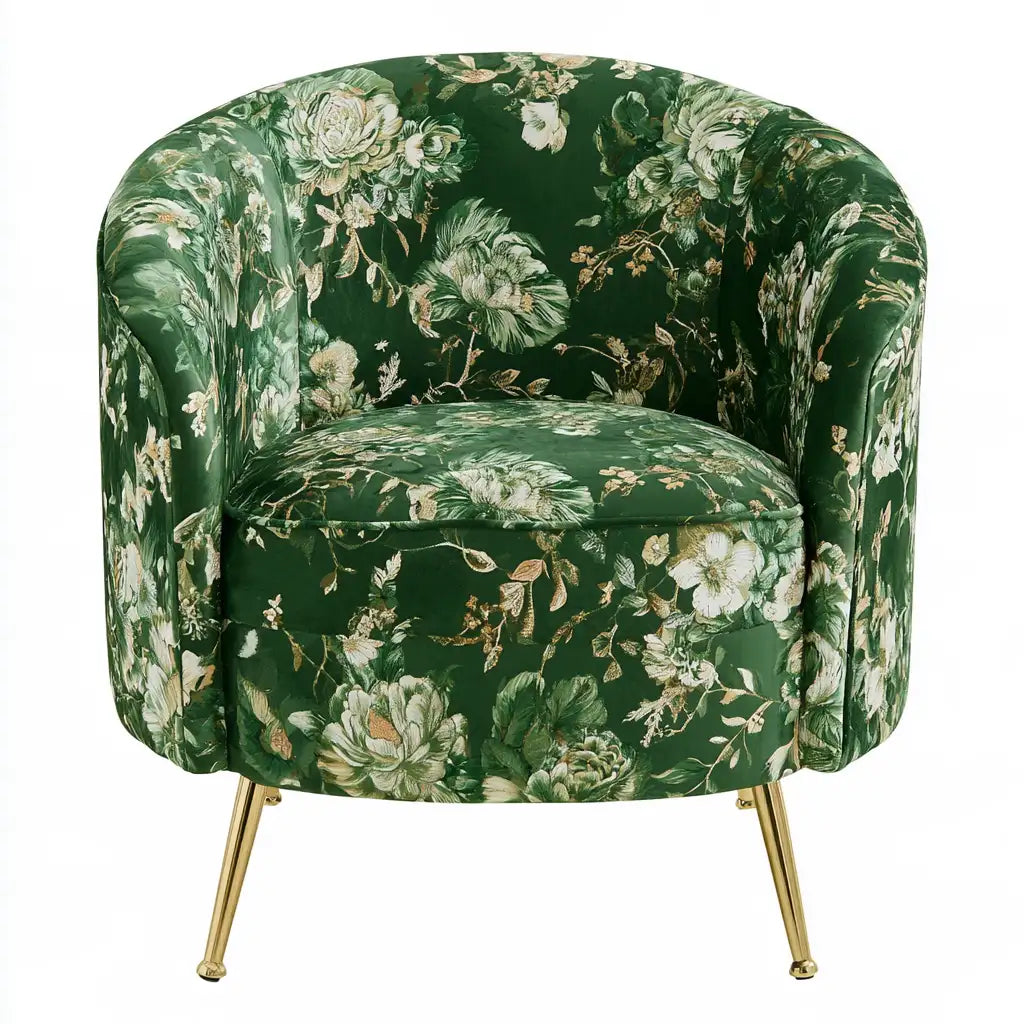 Divano dal profilo contemporaneo, verde, per la casa