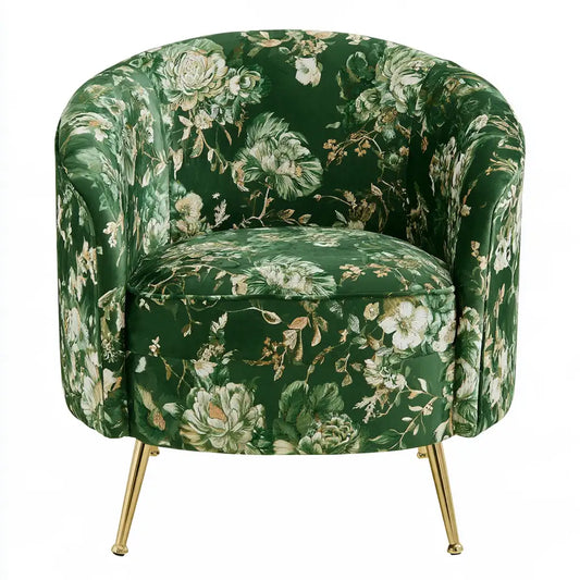 Divano dal profilo contemporaneo, verde, per la casa